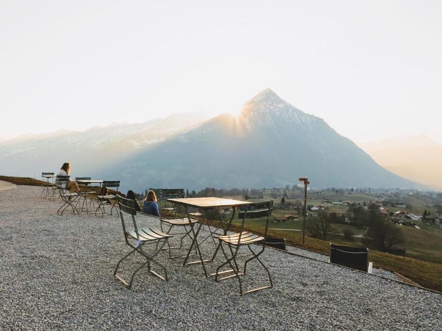 Auszeit-Hotel Z Aeschiried Aeschi Bei Spiez エクステリア 写真