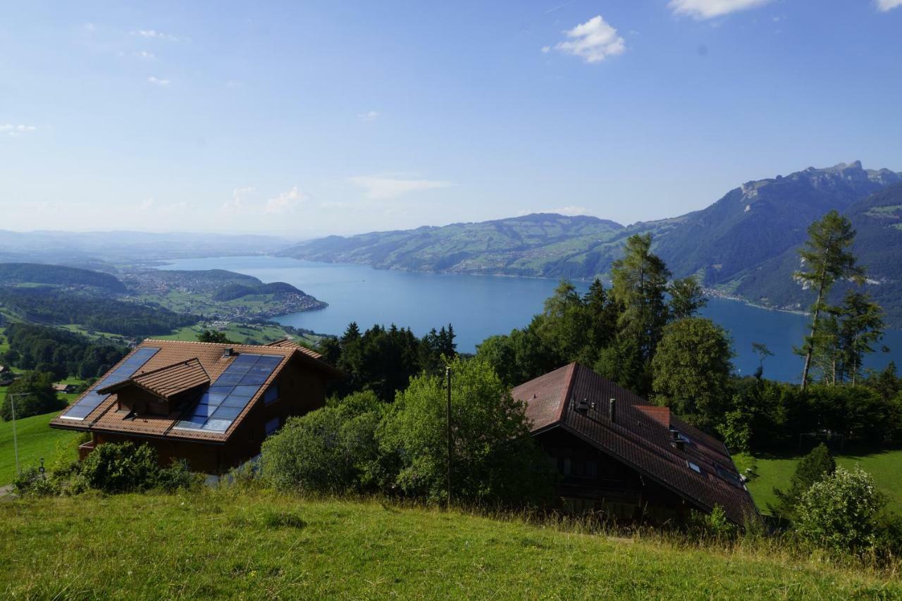 Auszeit-Hotel Z Aeschiried Aeschi Bei Spiez エクステリア 写真
