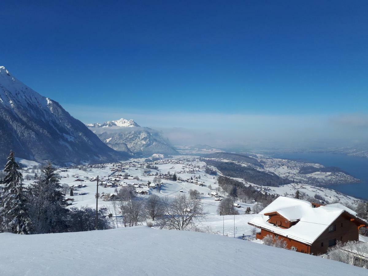 Auszeit-Hotel Z Aeschiried Aeschi Bei Spiez エクステリア 写真
